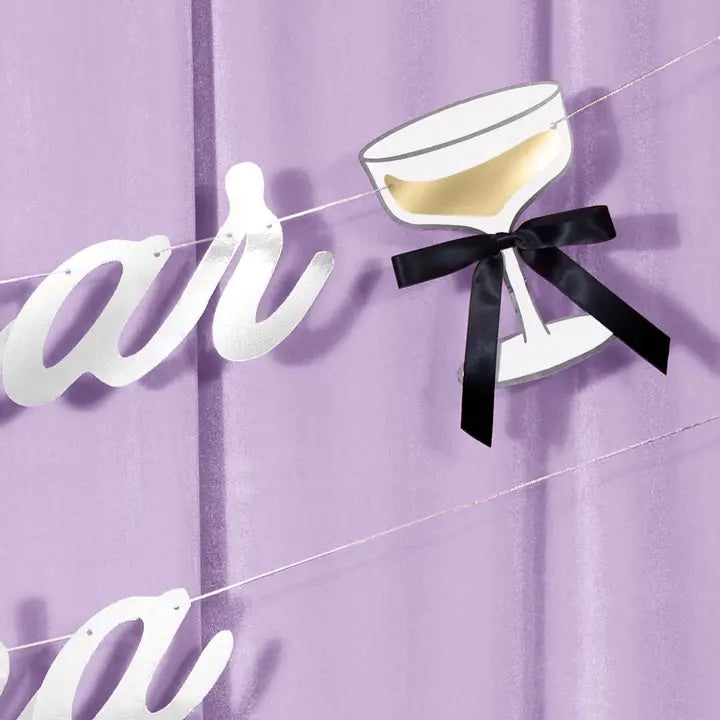 NEW YEAR NEW ERA BANNER xo, Fetti NEW YEAR NEW ERA BANNER Bonjour Fete - Party Supplies