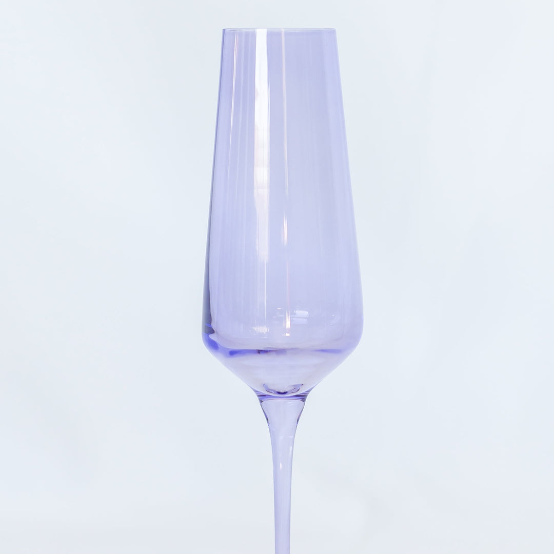 Estelle Colored Champagne Flute - Set of 6 {Lavender} Estelle Colored Glass Estelle Colored Champagne Flute - Set of 6 {Lavender} Bonjour Fete - Party Supplies