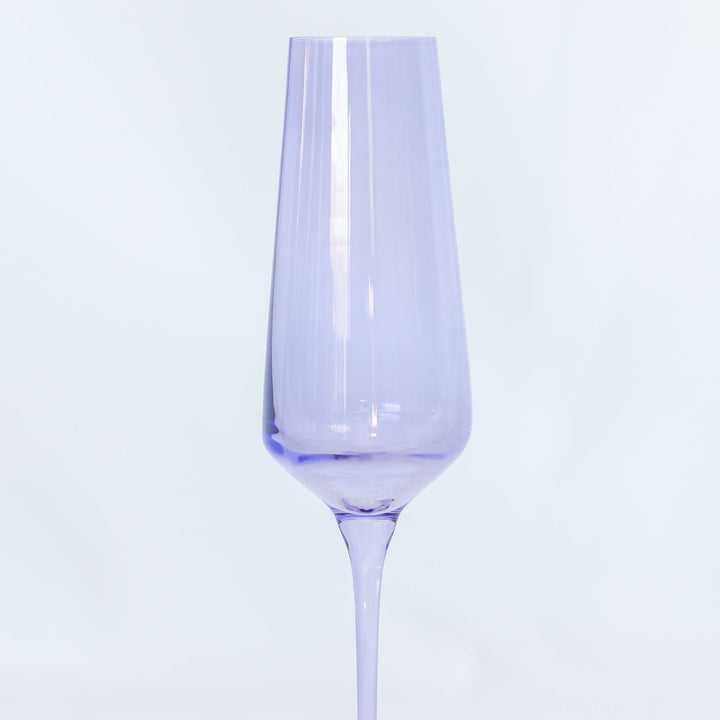 Estelle Colored Champagne Flute - Set of 6 {Lavender} Estelle Colored Glass Estelle Colored Champagne Flute - Set of 6 {Lavender} Bonjour Fete - Party Supplies