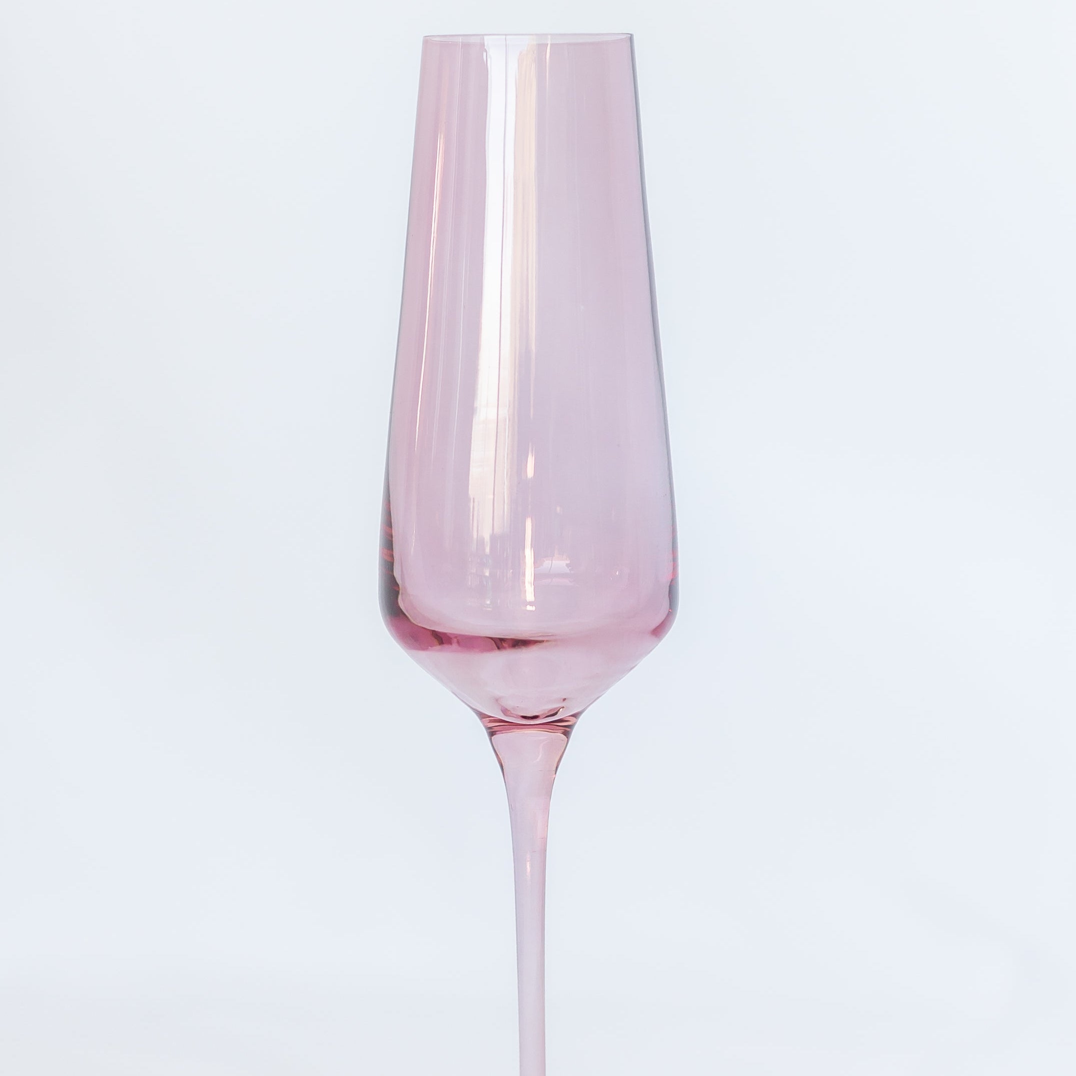 Estelle Colored Glass Champagne Flute - Thumbnail 2