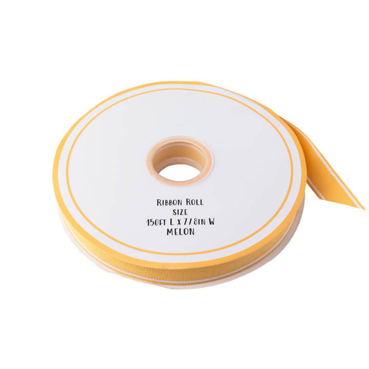 Orange Grosgrain Ribbon- Bonjour Fete Party Supplies