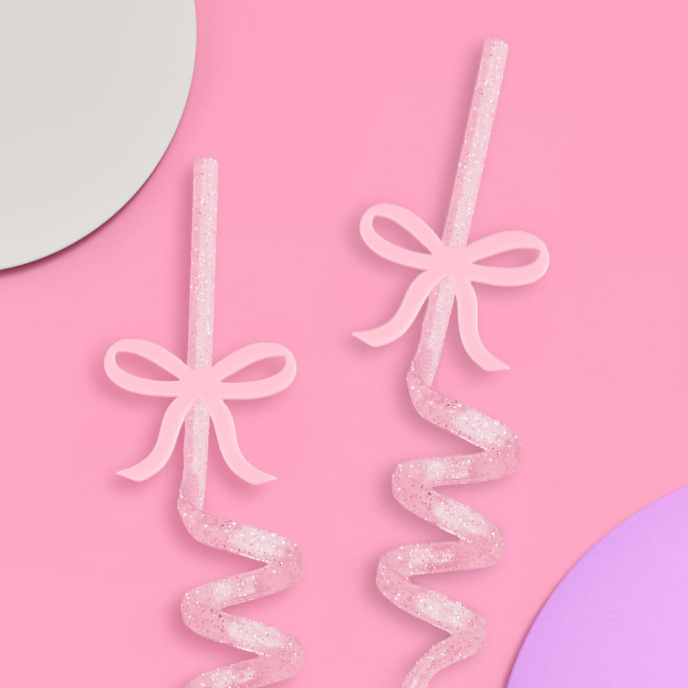 Tying the Knot Straws - 12 reusable straws xo, Fetti xo, Fetti Collective Tying the Knot Straws - 12 reusable straws Bonjour Fete - Party Supplies