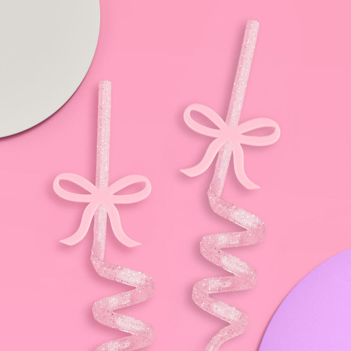 Tying the Knot Straws - 12 reusable straws xo, Fetti xo, Fetti Collective Tying the Knot Straws - 12 reusable straws Bonjour Fete - Party Supplies