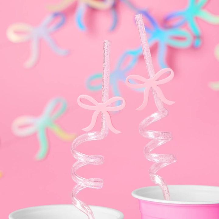 Tying the Knot Straws - 12 reusable straws xo, Fetti xo, Fetti Collective Tying the Knot Straws - 12 reusable straws Bonjour Fete - Party Supplies