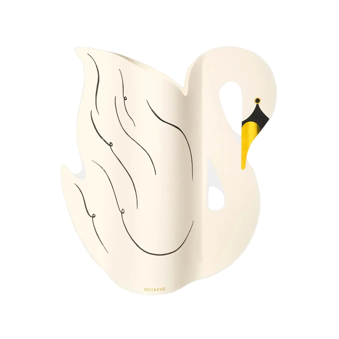 Octaevo Paper Vase Swan 54Celsius Paper Vases Octaevo Paper Vase Swan Bonjour Fete - Party Supplies