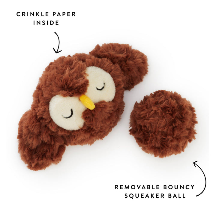 Owl 2-in-1 Bounce Dog Toy