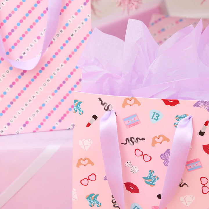 Gifting Era Bag Set - 6 gift bags xo, Fetti xo, Fetti Collective Gifting Era Bag Set - 6 gift bags Bonjour Fete - Party Supplies