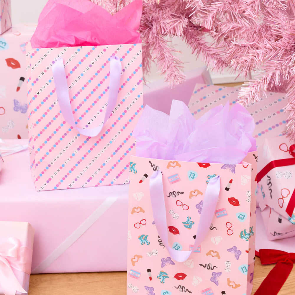 Gifting Era Bag Set - 6 gift bags xo, Fetti xo, Fetti Collective Gifting Era Bag Set - 6 gift bags Bonjour Fete - Party Supplies