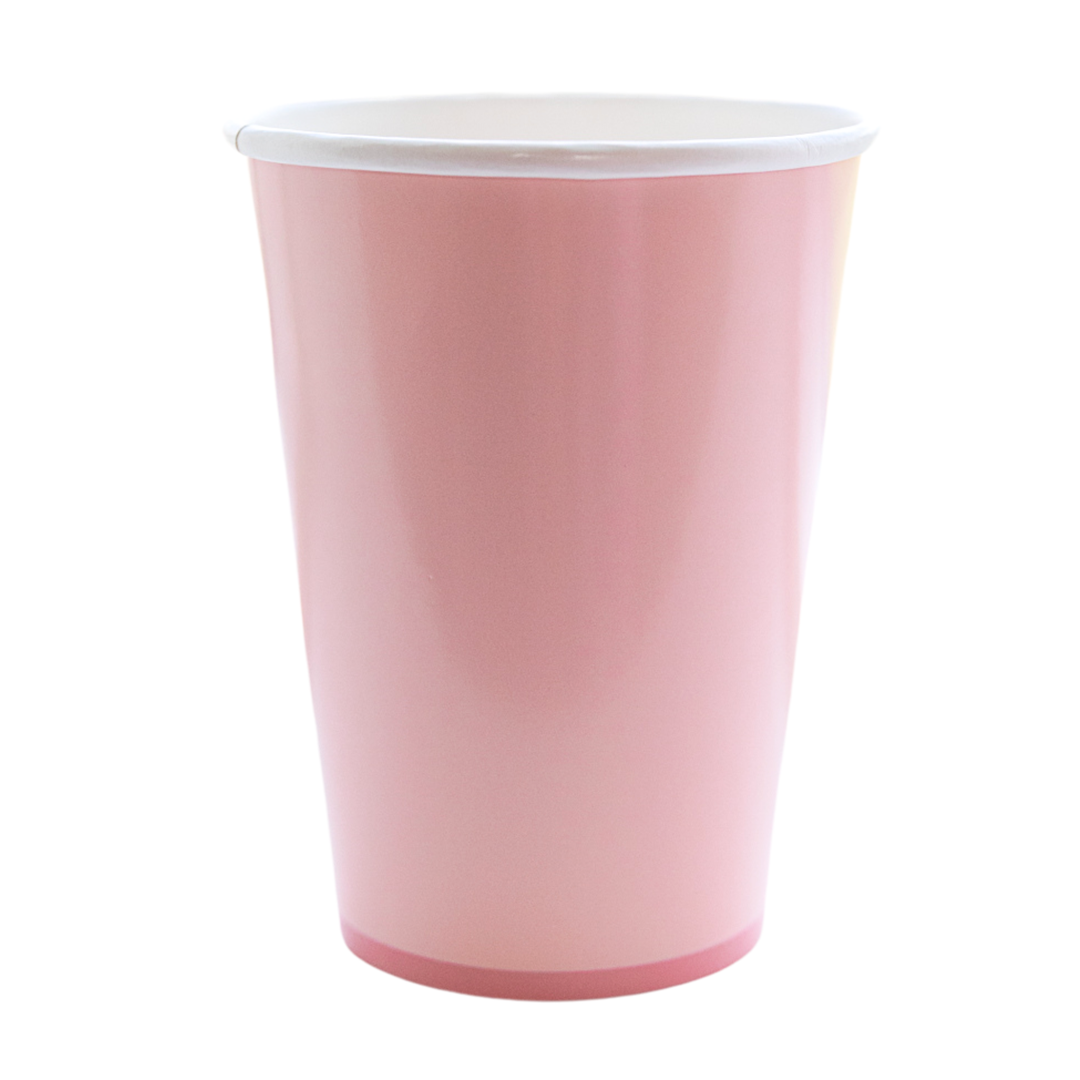 PETAL PINK SIGNATURE CUPS Bonjour Fete Cups PETAL PINK SIGNATURE CUPS Bonjour Fete - Party Supplies
