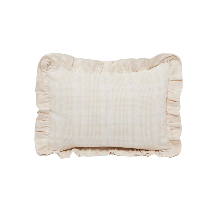 MARIANNE PLAID - Cream Petite Pillow Heather Taylor Home simple Petite Pillow MARIANNE PLAID - Cream Petite Pillow Bonjour Fete - Party Supplies