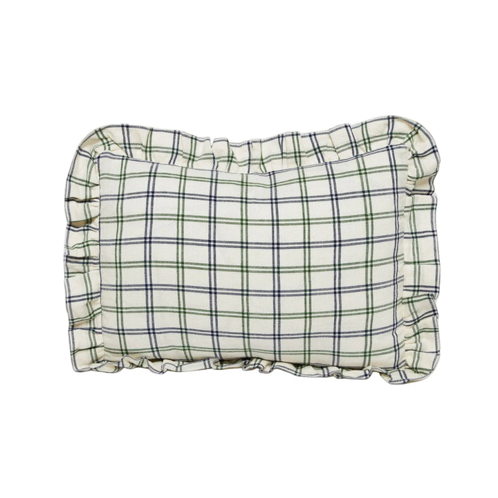 MAYFAIR PLAID - Hunter Petite Pillow Heather Taylor Home MAYFAIR PLAID - Hunter Petite Pillow Bonjour Fete - Party Supplies
