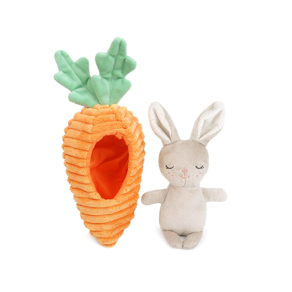 Bunny in Carrot Activity Toy MON AMI ACTIVITY TOYS Bunny in Carrot Activity Toy Bonjour Fete - Party Supplies