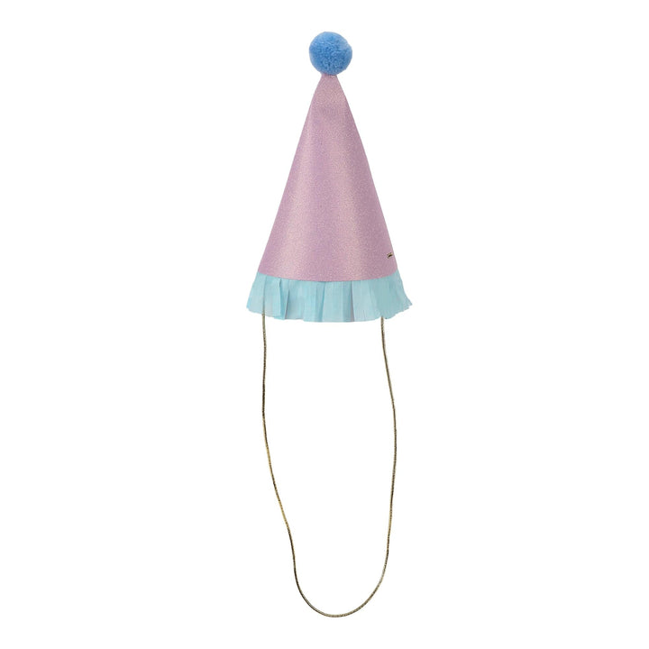 Mini Glitter Party Hats (set of 8)