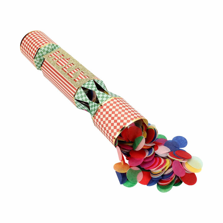 Packed Party Holly Jolly Christmas crackers, 6 count