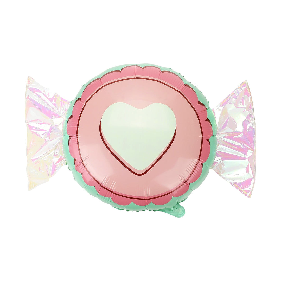Heart, circle, and square candy balloons for Valentine's and Galentine's parties