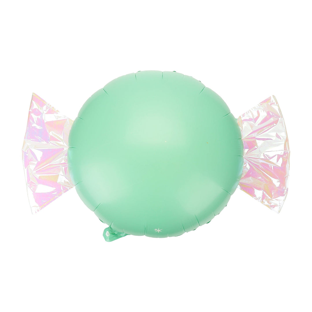 Set of 6 iridescent Valentine candy balloons, 30 by 20 inches each