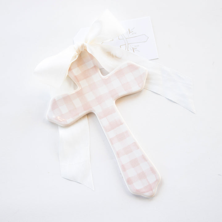 Large Gingham Cross