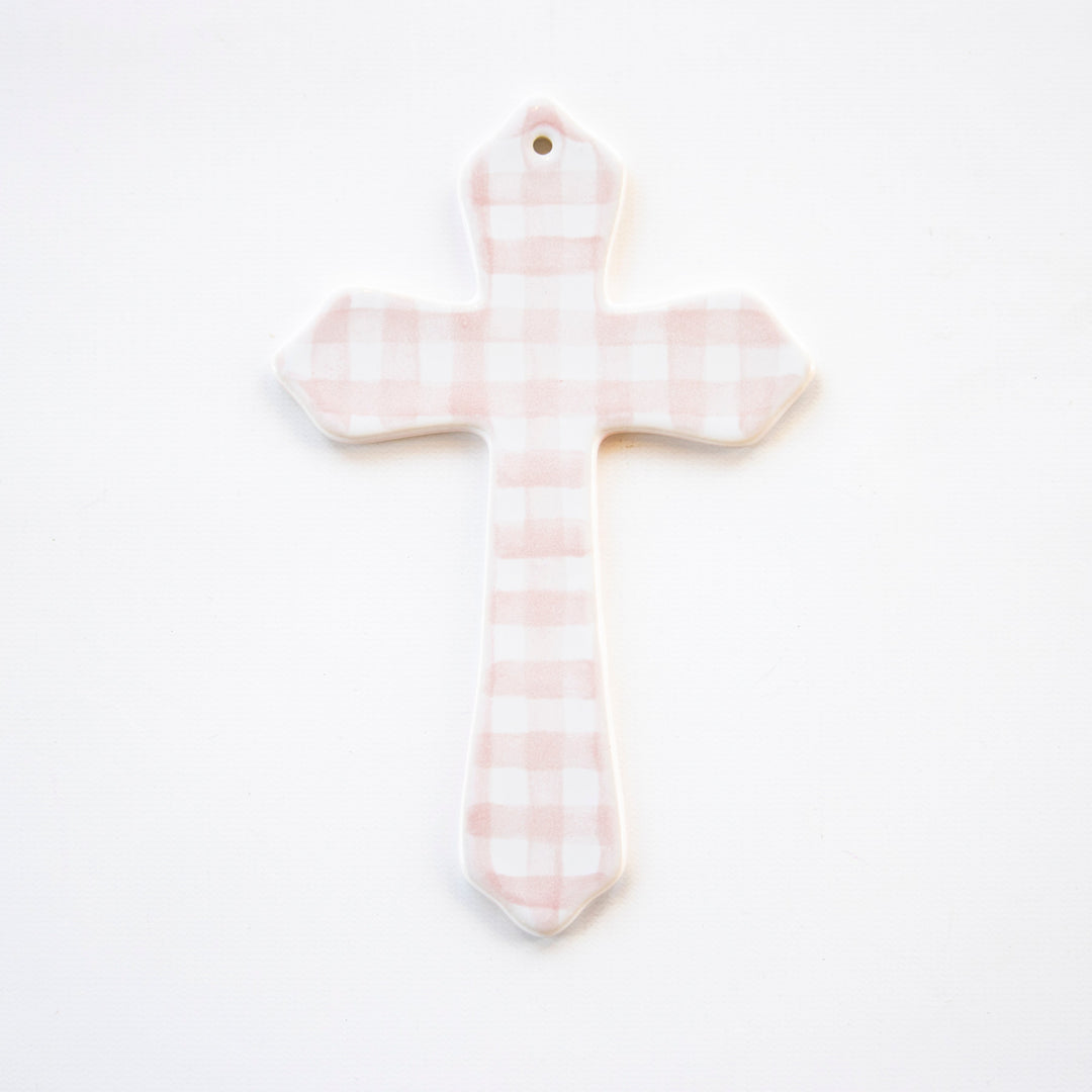 Large Gingham Cross