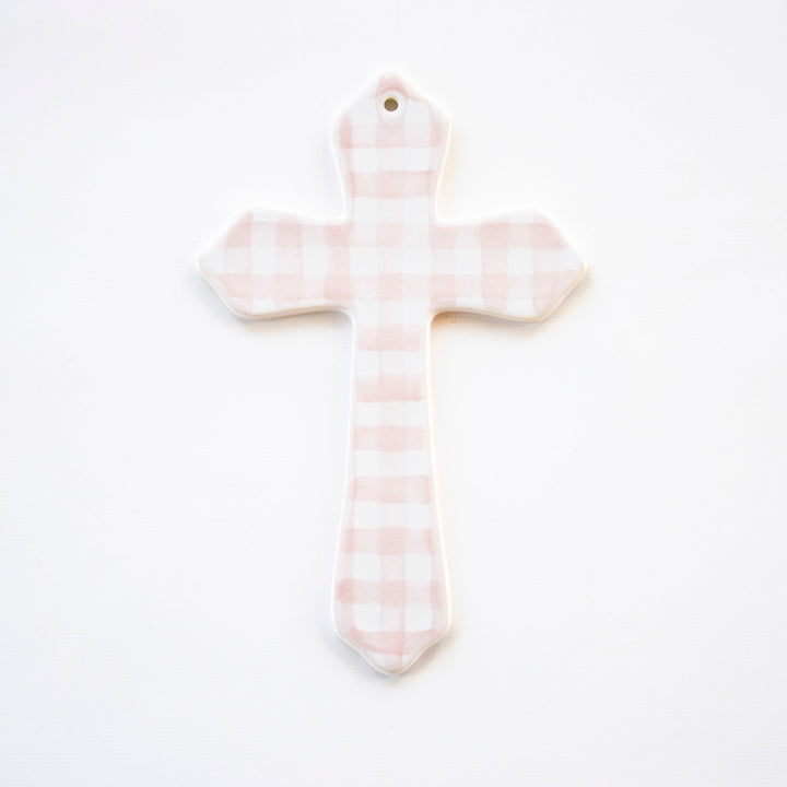 Large Gingham Cross