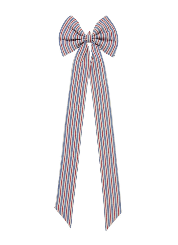 Americana PETITE STRIPE Fabric Bow - Bonjour Fête 