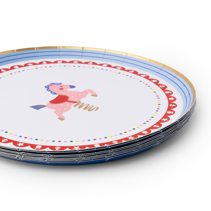 PETITE PLAYGROUND SMALL PLATES Bonjour Fete Plates PETITE PLAYGROUND SMALL PLATES Bonjour Fete - Party Supplies