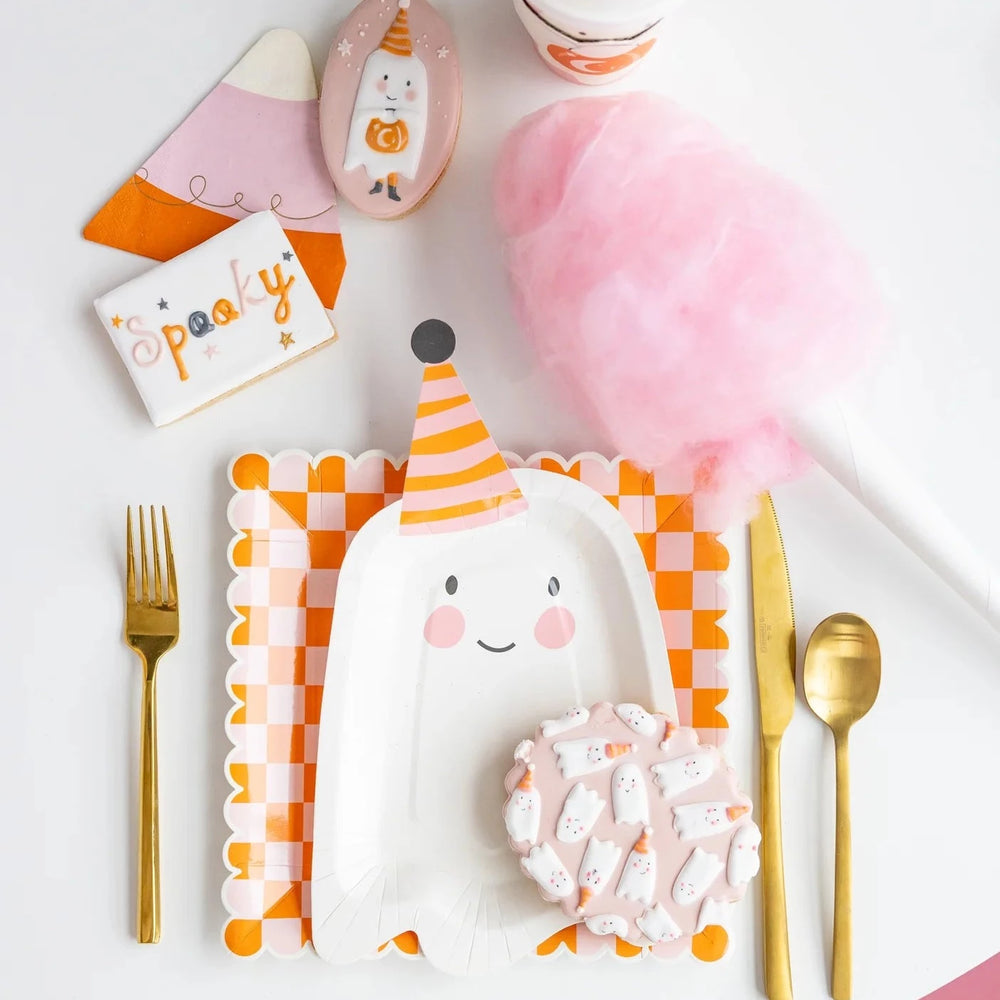 PINK CANDY CORN COCKTAIL NAPKINS My Mind’s Eye 0 Faire Bonjour Fete - Party Supplies