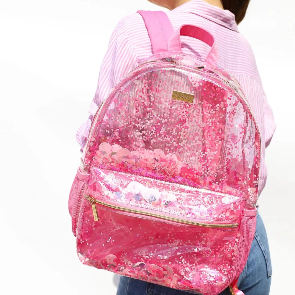 Pink Party Confetti Backpack Bonjour Fete - Party Supplies Back to School Backpacks & Lunch Boxes