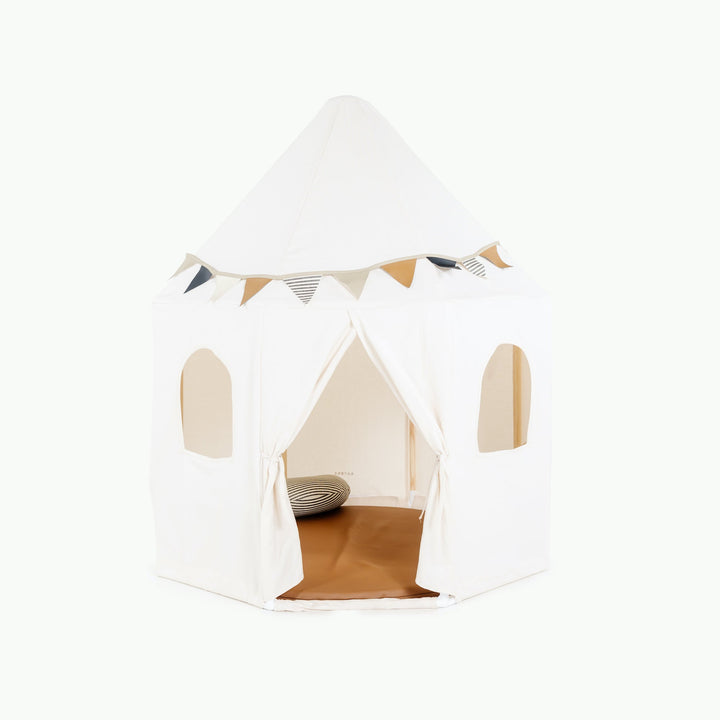Gathre kids' play tent in premium canvas for reading, napping, and play.