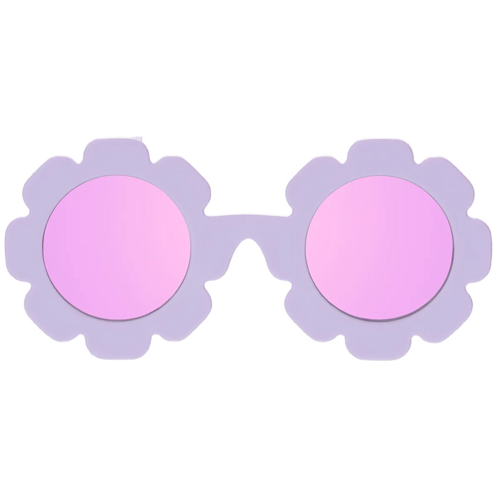 Irresistible Iris Flower I Polarized Lavender Mirrored Lenses Babiators Sunglasses Sunglasses Polarized / Ages 0-2 Irresistible Iris Flower I Polarized Lavender Mirrored Lenses Bonjour Fete - Party Supplies