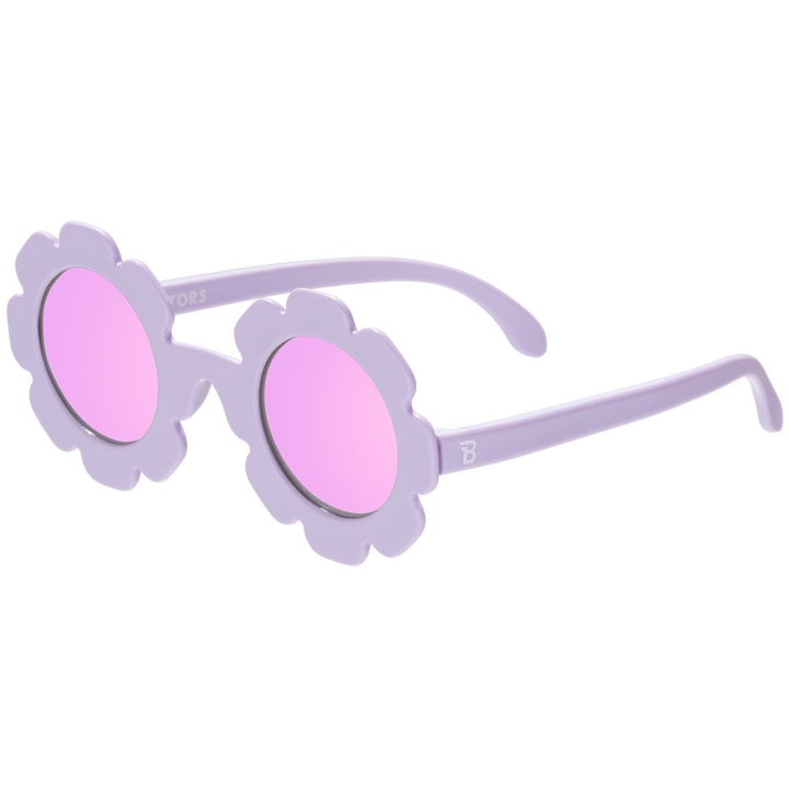 Irresistible Iris Flower I Polarized Lavender Mirrored Lenses Babiators Sunglasses Sunglasses Irresistible Iris Flower I Polarized Lavender Mirrored Lenses Bonjour Fete - Party Supplies