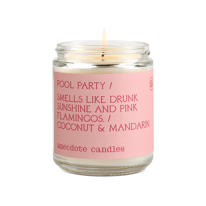Pool Party Candle Anecdote Candles candles Standard Jar Pool Party Candle Bonjour Fete - Party Supplies
