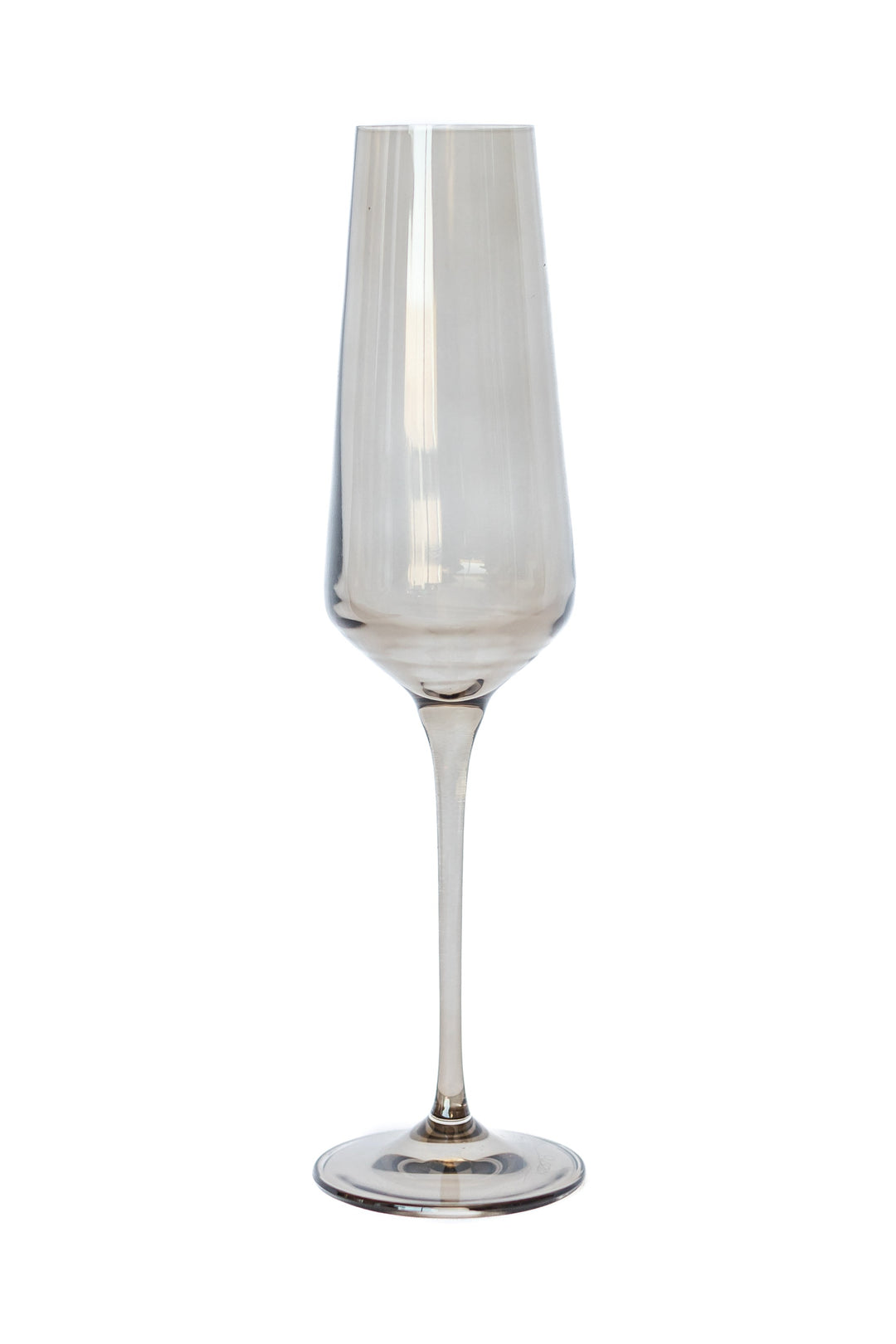Estelle Colored Champagne Flute - Set of 6 {Gray Smoke}