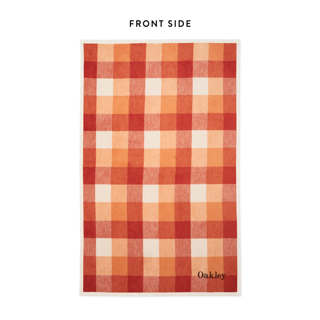 ChappyWrap x TFD Pumpkin Spice Plaid Dog Blanket