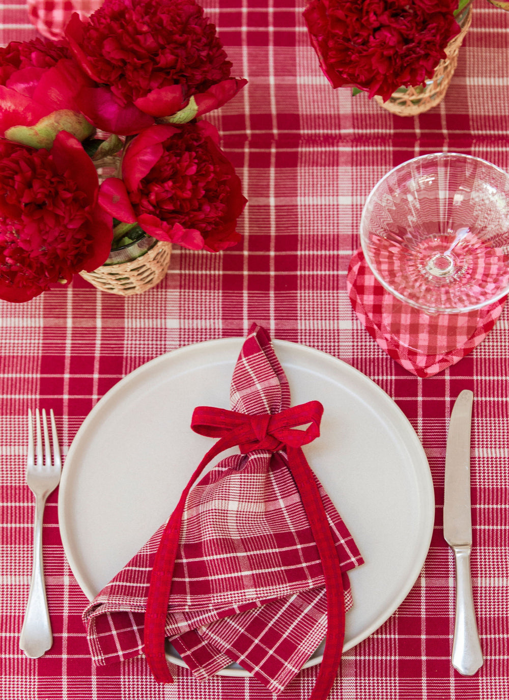 ROSEHILL PLAID - Napkins Heather Taylor Home Napkins ROSEHILL PLAID - Napkins Bonjour Fete - Party Supplies