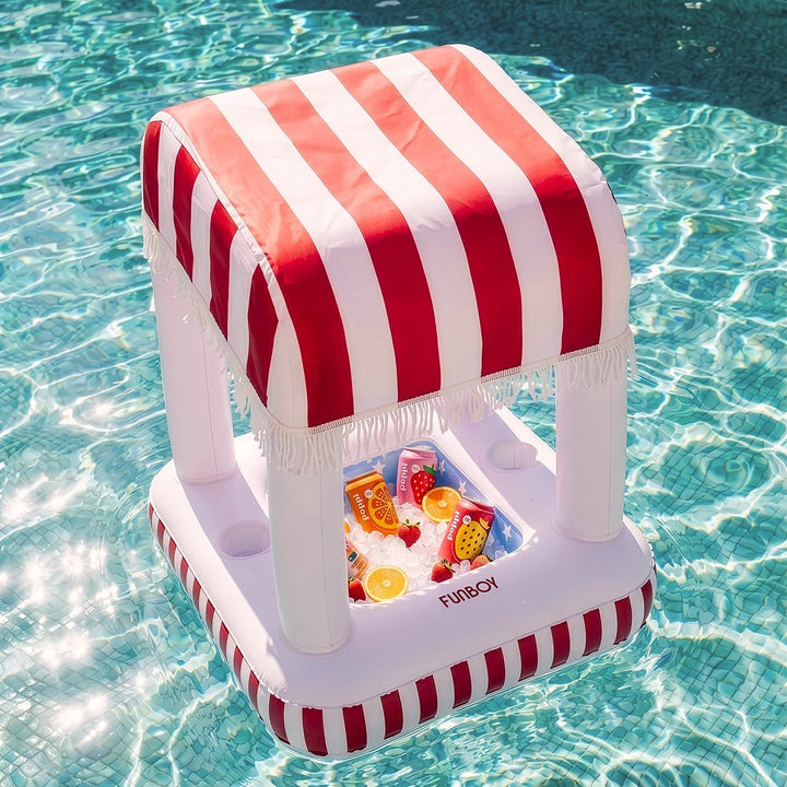 Petite Inflatable Pool Bar, Red White & Blue