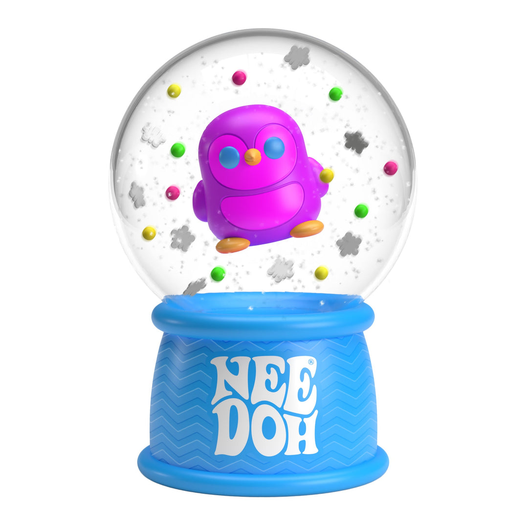 SQUISHMAS SNOW GLOBE NEE DOH Schylling Stocking Stuffers & Holiday Party Favors Bonjour Fete - Party Supplies