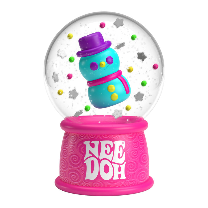 SQUISHMAS SNOW GLOBE NEE DOH Schylling Stocking Stuffers & Holiday Party Favors Bonjour Fete - Party Supplies