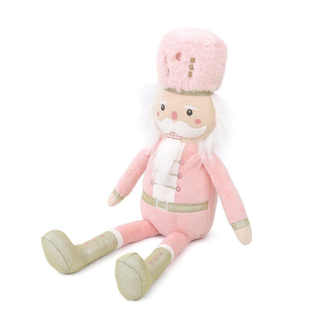 Pink and Gold Nutcracker MON AMI WINTERY PLUSH TOYS Pink and Gold Nutcracker Bonjour Fete - Party Supplies
