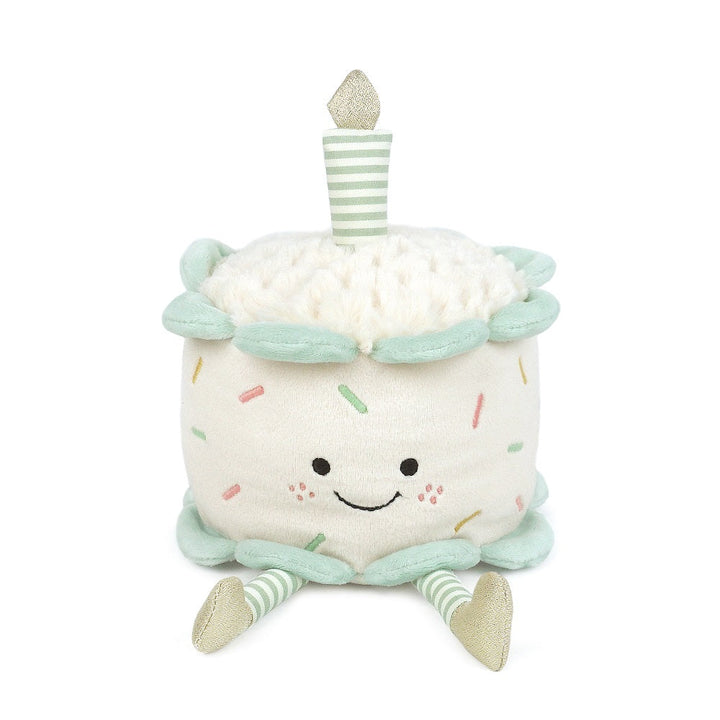 Happy Cake MON AMI Stuffed Toy Pink Happy Cake Bonjour Fete - Party Supplies