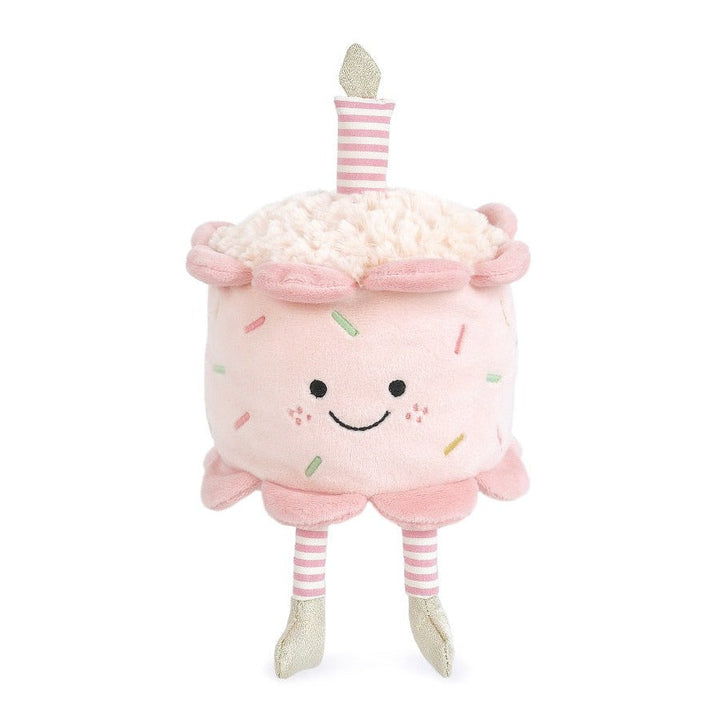 Happy Cake MON AMI Stuffed Toy Pink Happy Cake Bonjour Fete - Party Supplies