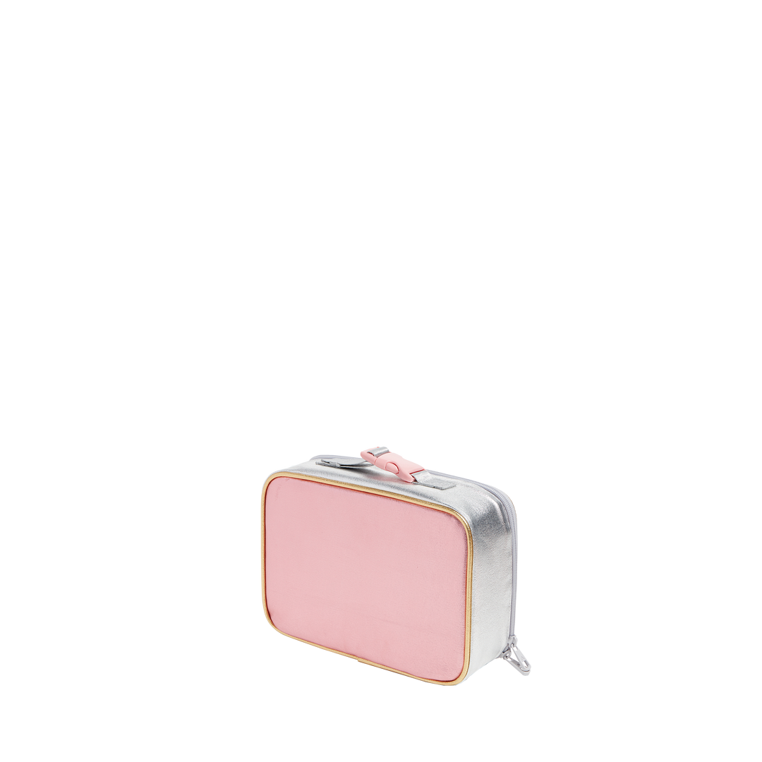 STATE Rodgers Insulated Kids Lunch Box, Metallic Pink and Silver