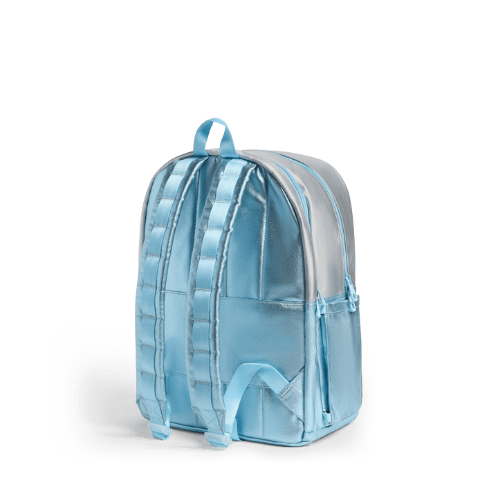 STATE Kane Double Pocket Kids Backpack, Blue Iridescent