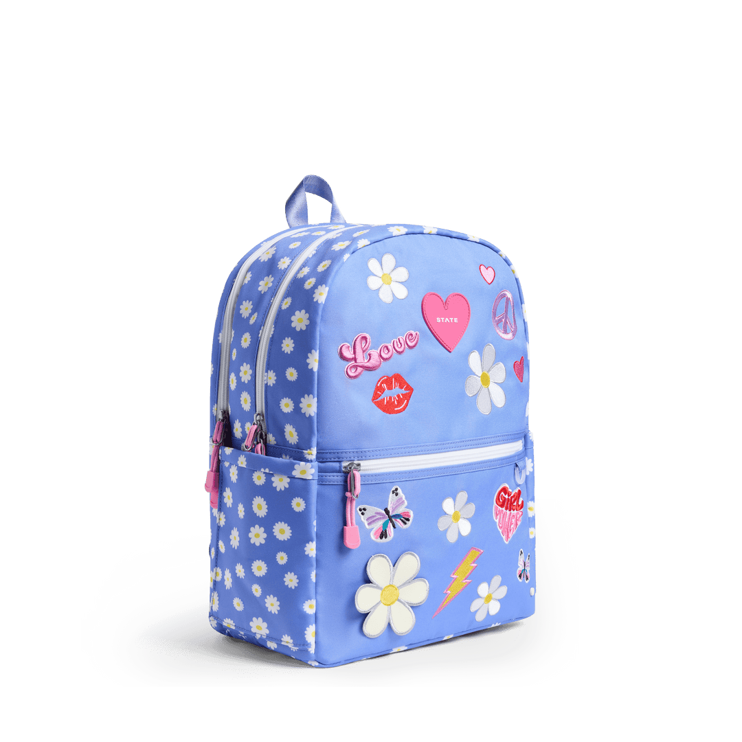 Girl Power Kane Double Pocket at a three-quarter angle with pink zipper pull