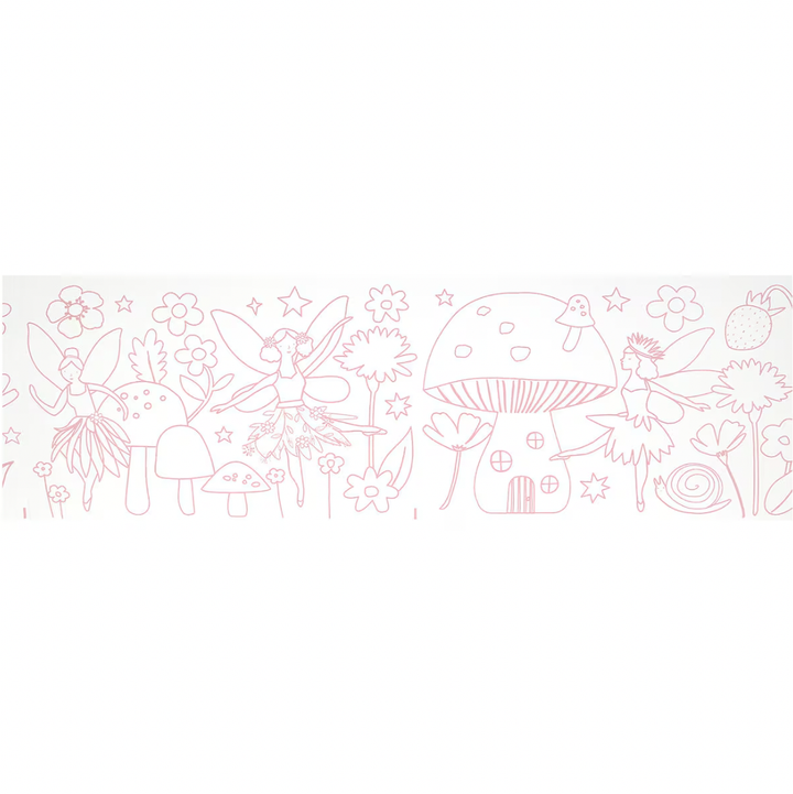 FAIRY COLORING PAPER ROLL Meri Meri Arts & Crafts FAIRY COLORING PAPER ROLL Bonjour Fete - Party Supplies