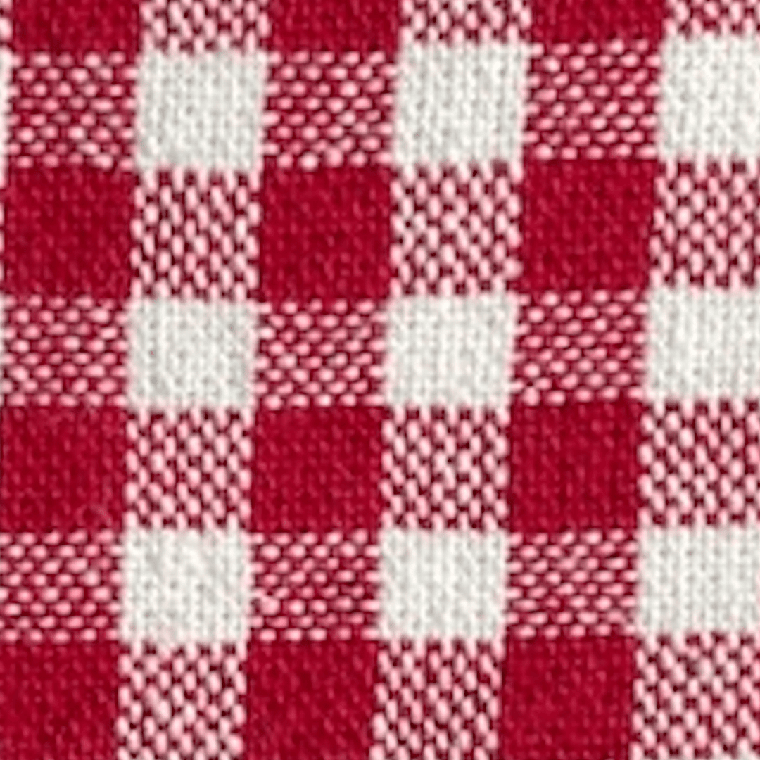 Red Gingham Dog Collar