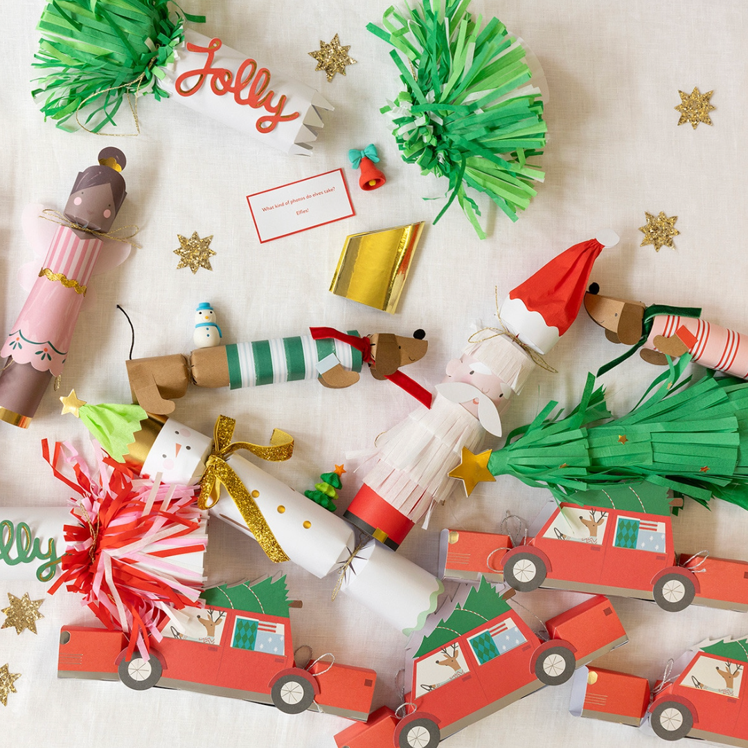 NUTCRACKER BALLET CRACKERS Meri Meri Christmas Holiday Crackers NUTCRACKER BALLET CRACKERS Bonjour Fete - Party Supplies