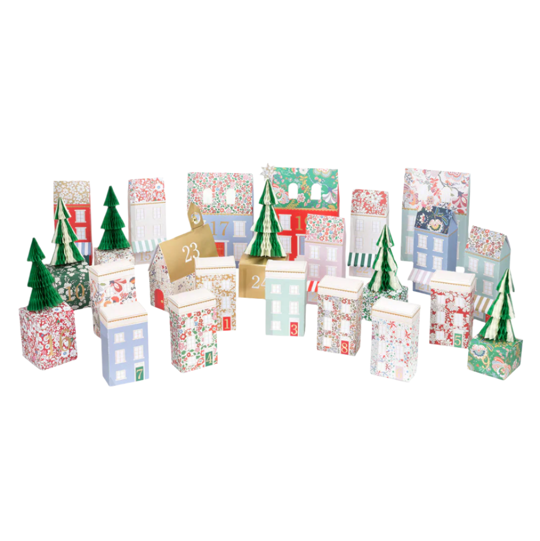 MERI MERI X LIBERTY ADVENT VILLAGE Meri Meri Advent Calendars MERI MERI X LIBERTY ADVENT VILLAGE Bonjour Fete - Party Supplies