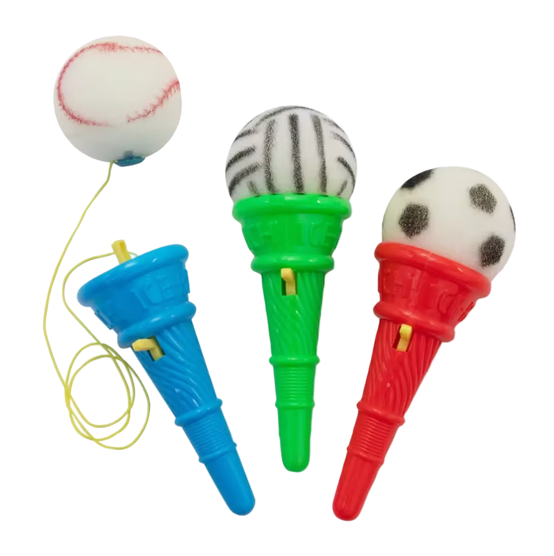 SPORTS ICE CREAM CONE SHOOTER Fun Express Kid's Party Favors SPORTS ICE CREAM CONE SHOOTER Bonjour Fete - Party Supplies