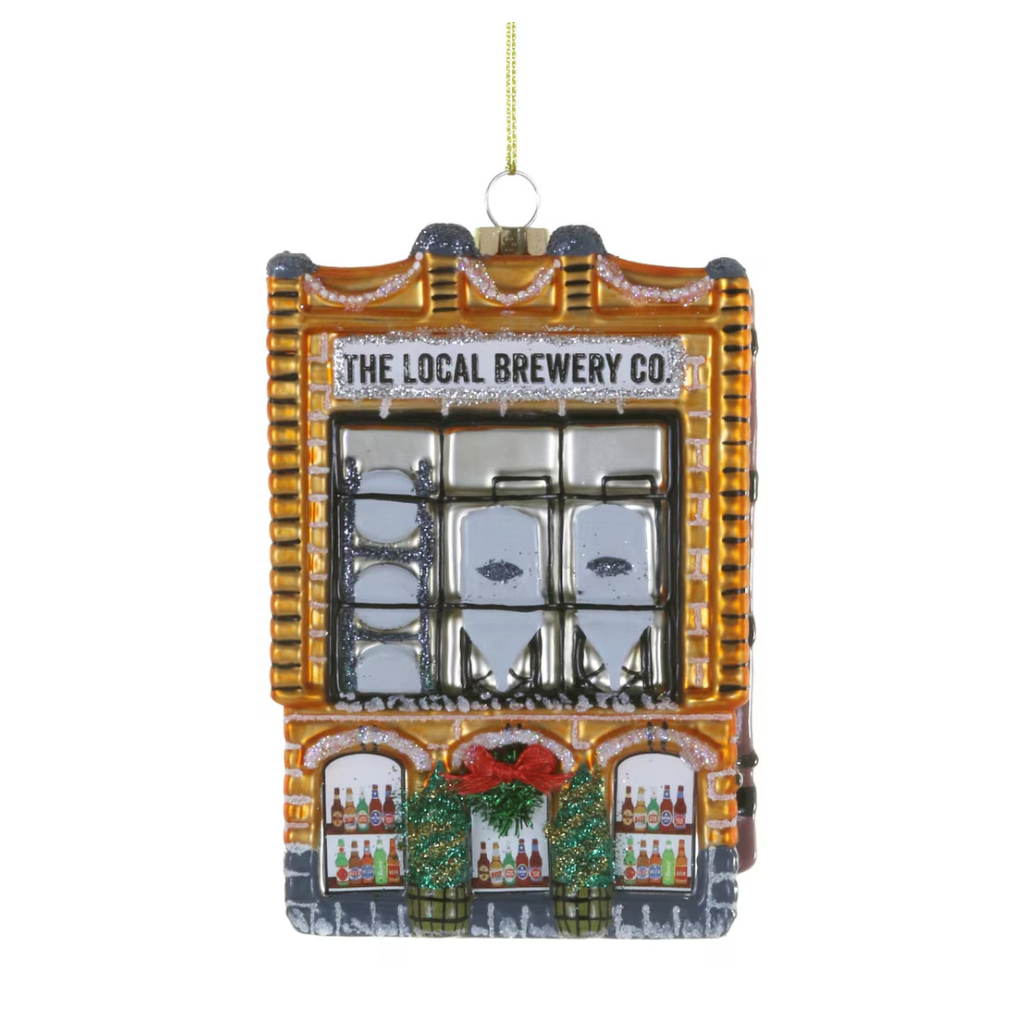 LOCAL BREWERY GLASS ORNAMENT BY CODY FOSTER Cody Foster Co. Christmas Ornament LOCAL BREWERY GLASS ORNAMENT BY CODY FOSTER Bonjour Fete - Party Supplies