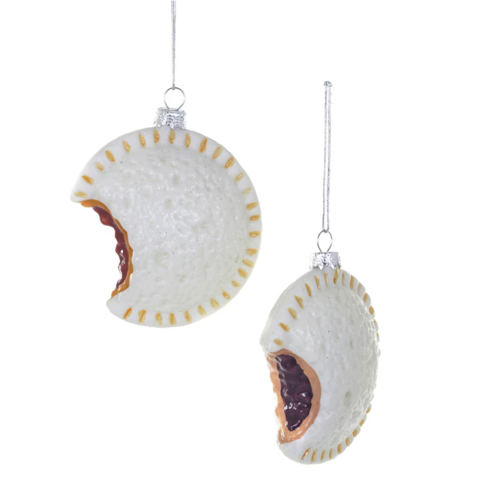 UNCRUSTABLE SANDWICH GLASS ORNAMENT BY CODY FOSTER Cody Foster Co. Christmas Ornament UNCRUSTABLE SANDWICH GLASS ORNAMENT BY CODY FOSTER Bonjour Fete - Party Supplies